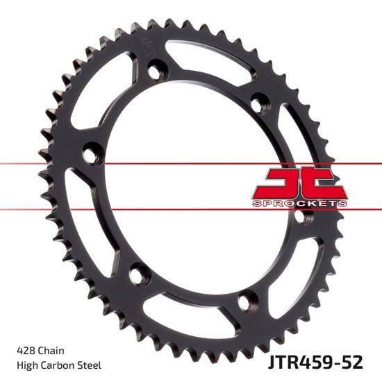 Picture of JT Rear Sprocket Kawasaki KDX125 90-99 (459-52) (Single)