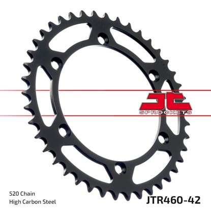 Picture of JT Rear Sprocket Kawasaki KLX250R 91-95, KLX250G 94-98, KLX250S 05-20 (460-42) (Single)