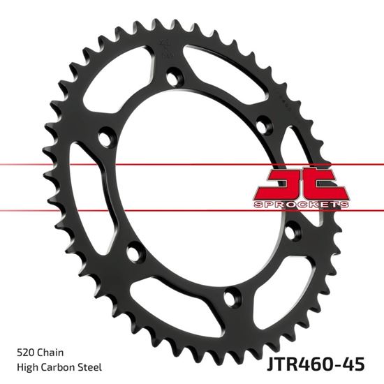 Picture of JT Rear Sprocket Kawasaki KDX200SR 89-91,  (460-45) (Single)