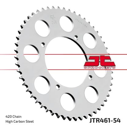 Picture of JT Rear Sprocket Kawasaki KX80 86-87, 89-90, KX80 Big Wheel 91-97, KX100 91-96 (461-54) (Single)