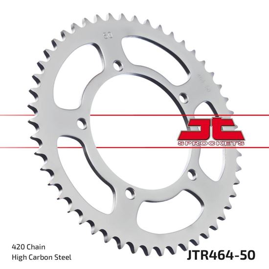 Picture of JT Rear Sprocket Kawasaki KX80 84-85 (464-50) (Single)