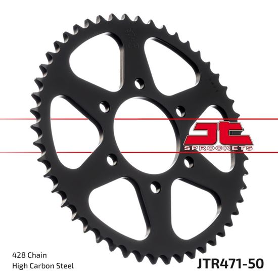 Picture of JT Rear Sprocket Kawasaki KE125 76-87 (471-50) (Single)