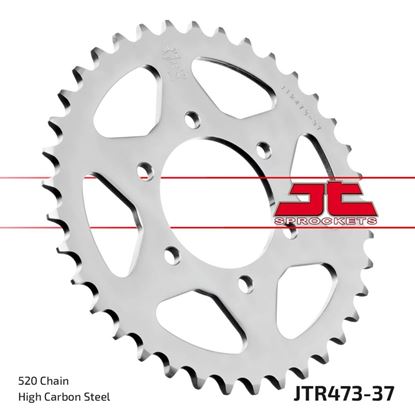 Picture of JT Rear Sprocket Kawasaki Z250 Single 81-83 (473-37) (Single)