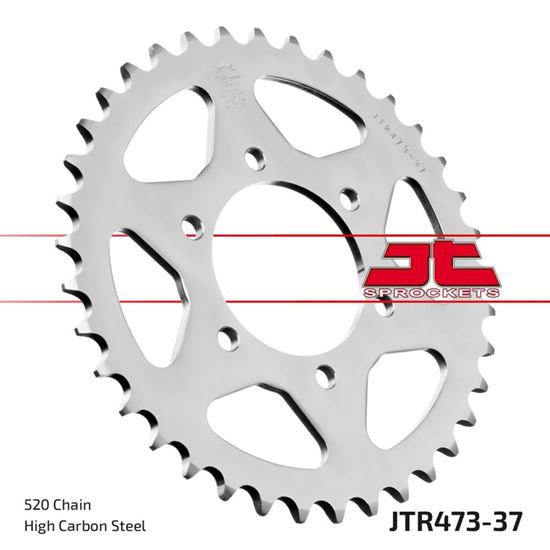 Picture of JT Rear Sprocket Kawasaki Z250 Single 81-83 (473-37) (Single)
