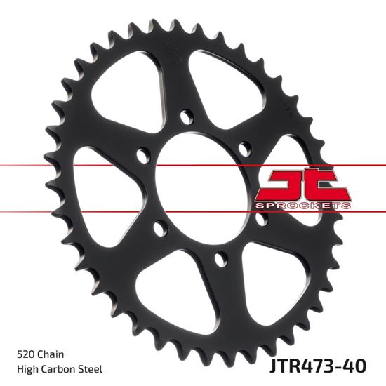 Picture of JT Rear Sprocket Kawasaki Z200 77-83 (473-40) (Single)