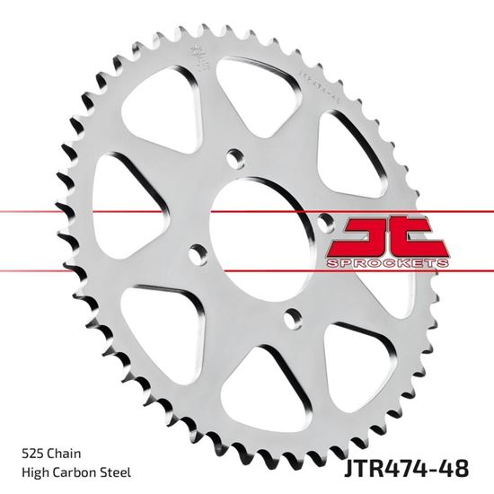 Picture of JT Rear Sprocket Kawasaki KH250 75-82, S1 250B 730-75 (474-48) (Single)