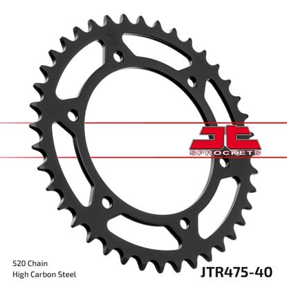Picture of JT Rear Sprocket Kawasaki KL250 79-85 (475-40) (Single)