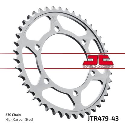 Picture of JT Rear Sprocket MUZ 1000S 03, Yamaha YZF-R7 99-01, YZF-R1 98-03 (479-43) (Single)