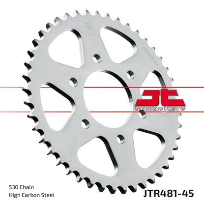 Picture of JT Rear Sprocket Kawasaki KH500 72-75 (481-45) (Single)