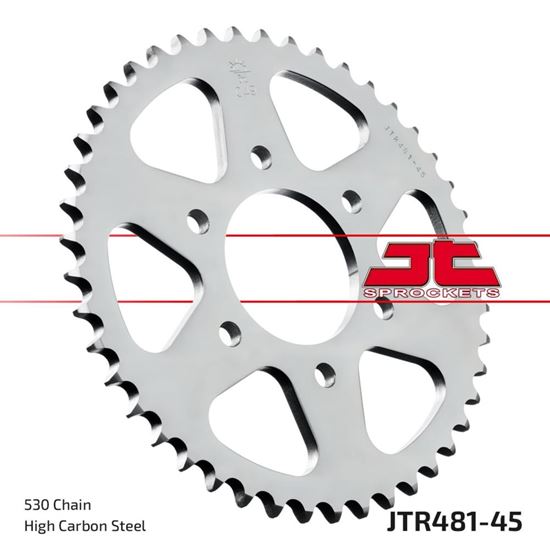 Picture of JT Rear Sprocket Kawasaki KH500 72-75 (481-45) (Single)