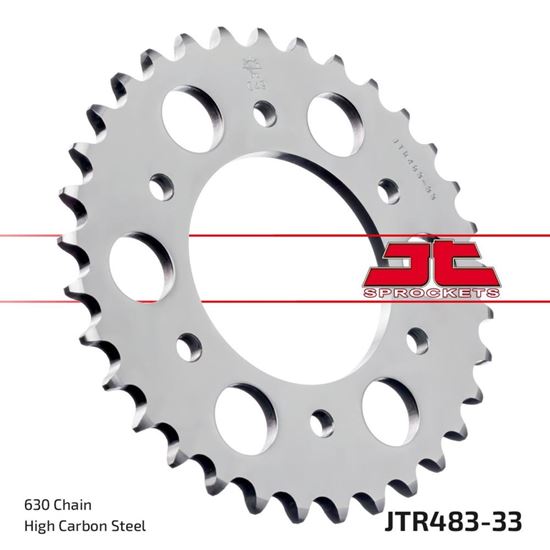 Picture of JT Rear Sprocket Kawasaki Z900A4 76 (483-33) (Single)