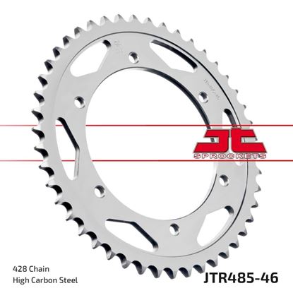 Picture of JT Rear Sprocket Gilera 125 Cougar 01, 125 KK/KZ 86-89 (485-46) (Single)