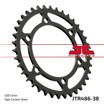 Picture of JT Rear Sprocket Kawasaki KR250 84-85, ZR550 Zephyr 91-00 (486-38) (Single)