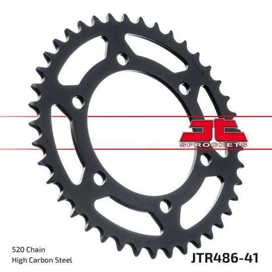 Picture of JT Rear Sprocket Kawasaki EX400 Ninja 18-23, Z400(ER400) 19-23, GPZ500S 94-05 (486-41) (Single)
