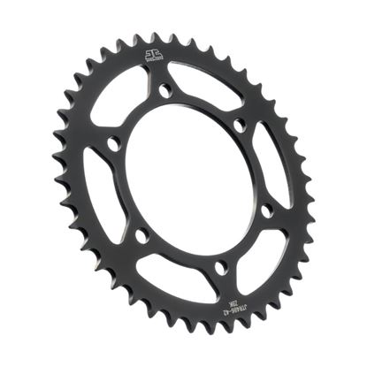 Picture of JT Rear Sprocket Kawasaki EX300 Ninja 13-17, Z300(ER300) 15-18, ER500 97-06, GPZ500S 87-93 (Black Zinc) (486-42) (Single)
