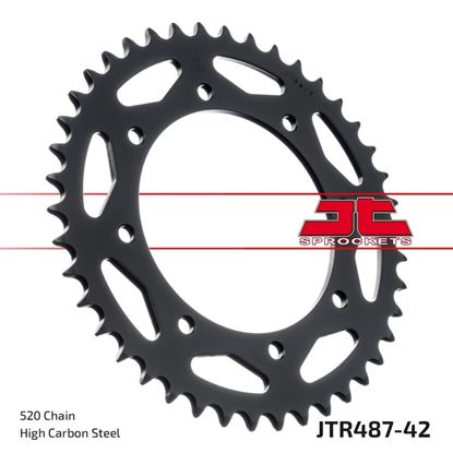 Picture of JT Rear Sprocket Kawasaki KLR650C 95-03 (487-42) (Single)