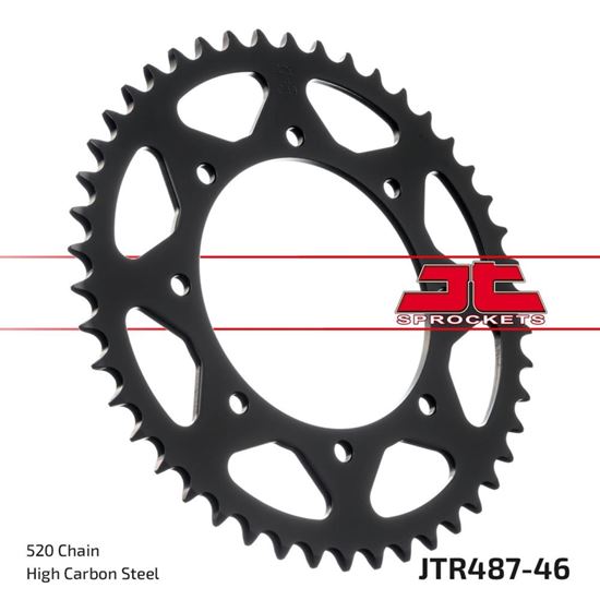 Picture of JT Rear Sprocket Kawasaki KLE500 97-05 (487-46) (Single)