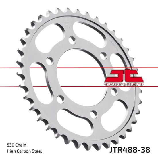 Picture of JT Rear Sprocket Kawasaki GPZ550D/H 81-83, Z550C 81-83, ZR550A 80-83, Z750B/Y 78-82  (488-38) (Single)