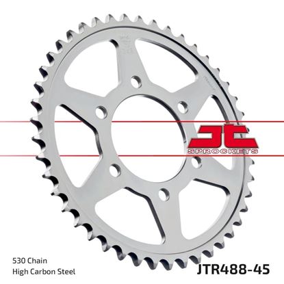 Picture of JT Rear Sprocket Kawasaki ZXR750J 91-92 (488-45) (Single)