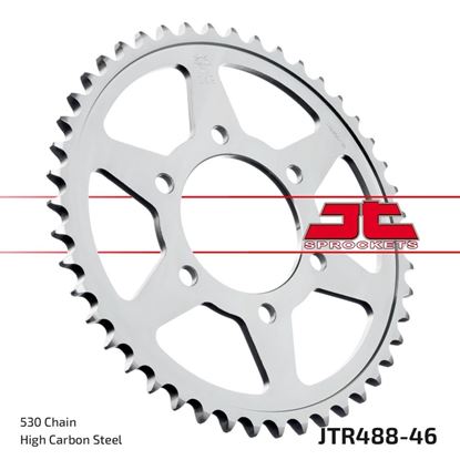 Picture of JT Rear Sprocket Kawasaki ZXR750H 90, ZX-12R 00-05 (488-46) (Single)