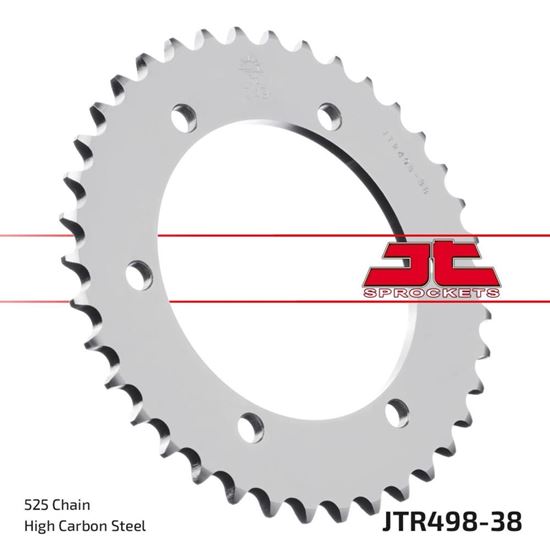 Picture of JT Rear Sprocket Kawasaki ZR-7 99-04, ZR-7S 01-04 (498-38) (Single)