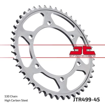 Picture of JT Rear Sprocket Kawasaki ZZR600 90-92 (499-45) (Single)