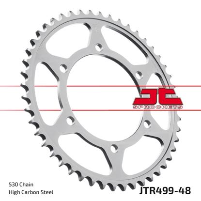 Picture of JT Rear Sprocket Kawasaki ZZR600 93-04,  (499-48) (Single)