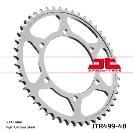 Picture of JT Rear Sprocket Kawasaki ZZR600 93-04,  (499-48) (Single)