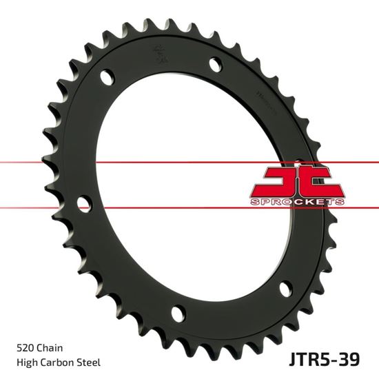Picture of JT Rear Sprocket Aprilia 125 ETX 84 (5-39) (Single)