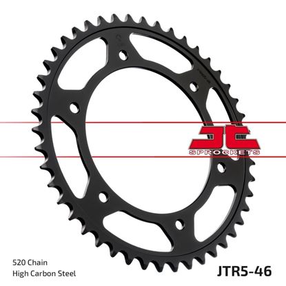 Picture of JT Rear Sprocket Aprilia 650 Pegaso Tucsany Tibet 04 (5-46) (Single)