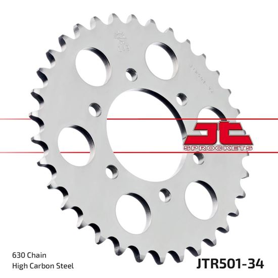 Picture of JT Rear Sprocket Kawasaki Z650F2-F4 79-83,  (501-34) (Single)