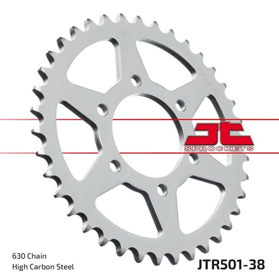 Picture of JT Rear Sprocket Kawasaki GPZ750A Unitrak 83-89 (501-38) (Single)