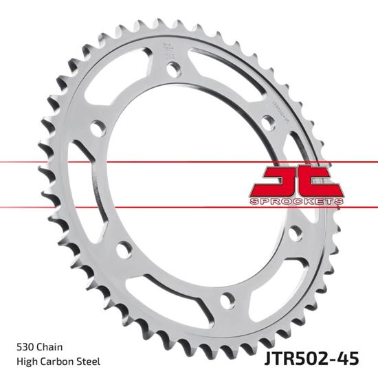 Picture of JT Rear Sprocket Kawasaki GPZ1100E/F 95-98, ZR1100 97-00, ZZ-R1100 90-97, 00-01 (502-45) (Single)