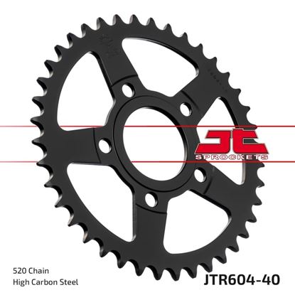 Picture of JT Rear Sprocket Gilera 125 Crono 91-92, Honda CRM125 90-99 (604-40) (Single)