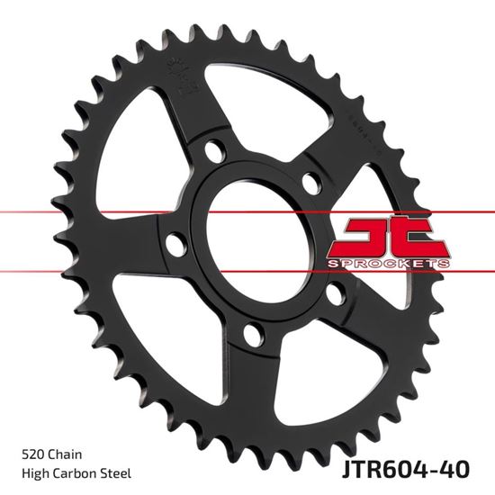 Picture of JT Rear Sprocket Gilera 125 Crono 91-92, Honda CRM125 90-99 (604-40) (Single)