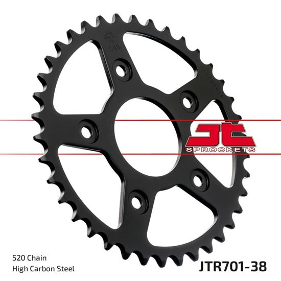 Picture of JT Rear Sprocket Cagiva 125 Mito Evoloution 00-04 (701-38) (Single)
