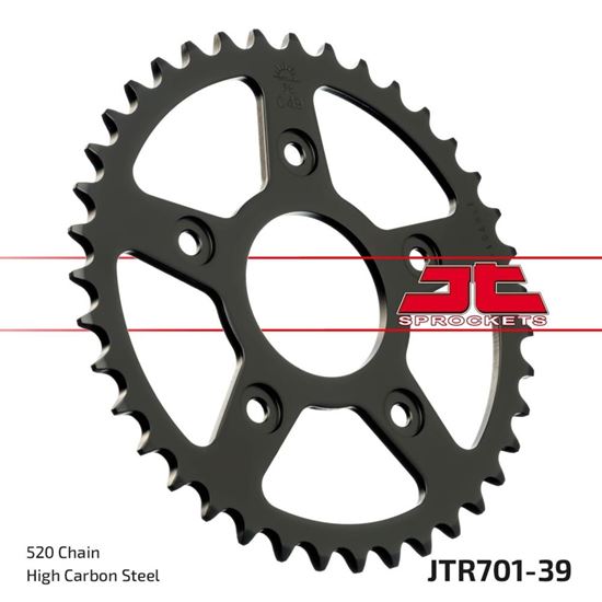 Picture of JT Rear Sprocket Aprilia 125 EFI Extrema 93-94, 125 AFI RS Replica 93-03, Cagiva 125 Raptor 03 (701-39) (Single)