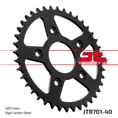Picture of JT Rear Sprocket Aprilia 125 RS Extrema 04-05, 125 Tuareg Wind AE 89-90, 125 Tuono 03-07 (701-40) (Single)