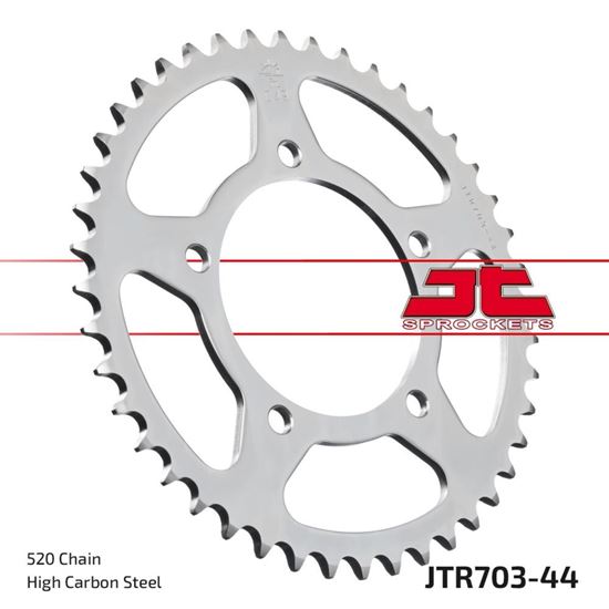 Picture of JT Rear Sprocket Aprilia 650 Pegeso Strada 05-09, 650 Pegeso Trail 07-09 (703-44) (Single)