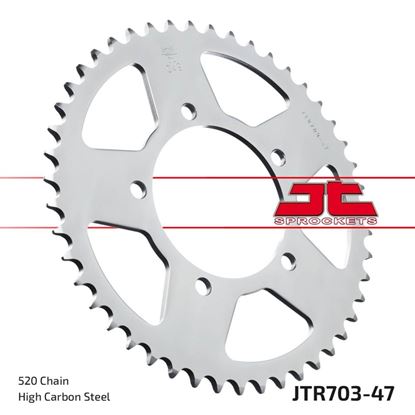 Picture of JT Rear Sprocket Aprilia 650 Xmoto 07-08 (703-47) (Single)