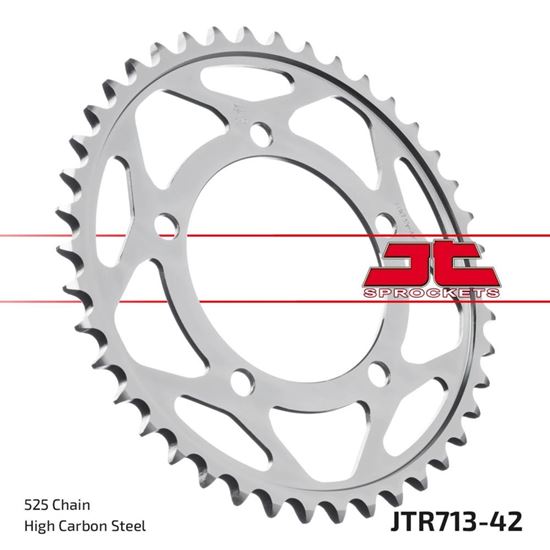 Picture of JT Rear Sprocket Aprilia 1100 Tuono V4 RR 15-23, 1100 Tuono V4 Factory 15-23 (713-42) (Single)