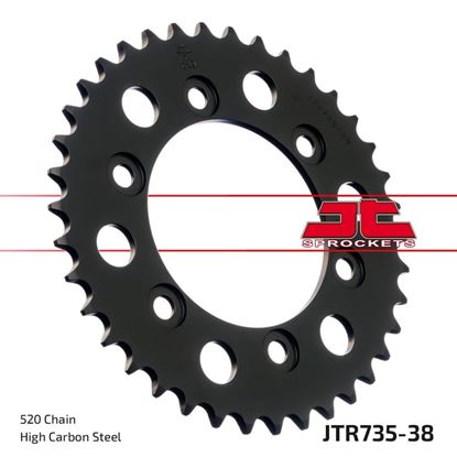 Picture of JT Rear Sprocket Ducati 600 Monster 94, 750 Monster 96-97, 900 Monster 99, 900 Monster i.e 02 (735-38) (Single)