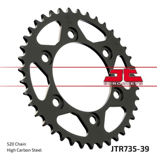 Picture of JT Rear Sprocket Ducati 800 Sport 03, 800SS 03-06, 900 Monster 94-98, 900 Monster i.e 00-01 (735-39) (Single)