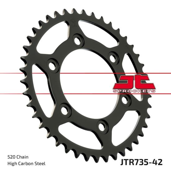 Picture of JT Rear Sprocket Ducati 695 Monster 07-08, 800 Monster i.e 03-04, 800 Monster Dark 03 (735-42) (Single)