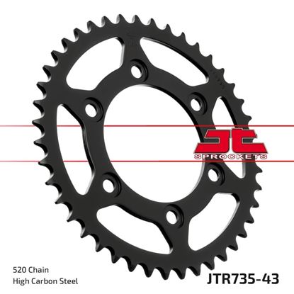 Picture of JT Rear Sprocket Ducati 400SS Junior Super Sport 92-96, 600 Monster 95-98 (735-43) (Single)
