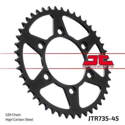 Picture of JT Rear Sprocket Ducati 696 Monster 08-14 (735-45) (Single)
