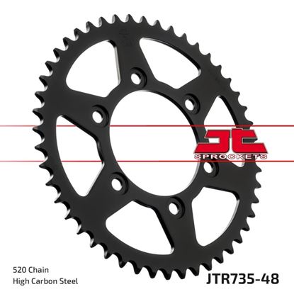 Picture of JT Rear Sprocket Ducati 620 Monster i.e 04-06, 620 S Monster i.e 04-06, 620 Multistrada 05-06 (735-48) (Single)
