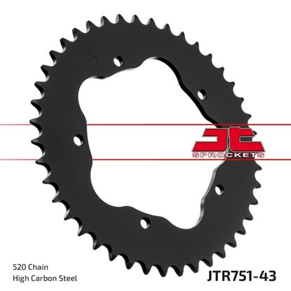Picture of JT Rear Sprocket Ducati 950 Hypermotard 19-23 (All Models) (751-43) (Single)