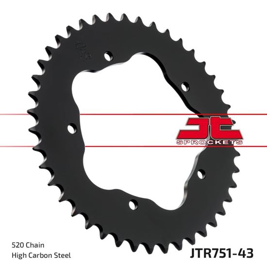 Picture of JT Rear Sprocket Ducati 950 Hypermotard 19-23 (All Models) (751-43) (Single)