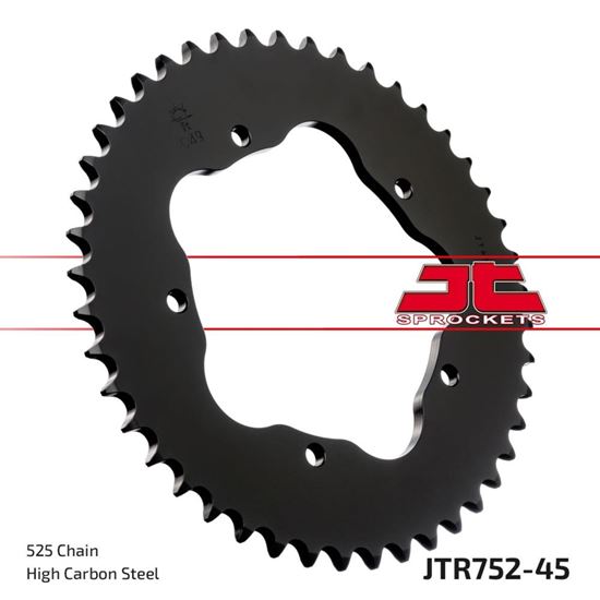 Picture of JT Rear Sprocket Ducati 820 Hypermotard 13-14, 820 Hyperstrada 13-14, 821 Hyperstrada 14-16 (752-45) (Single)